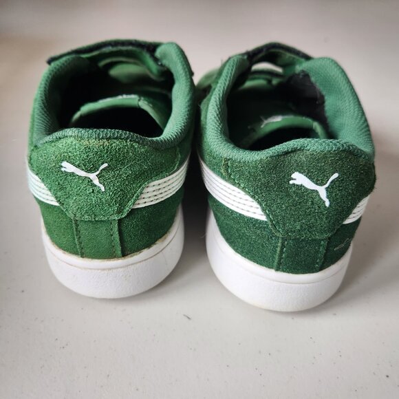 Puma Youth Sneakers Size 2.5C – White & Green – Good Condition - Picture 7 of 7